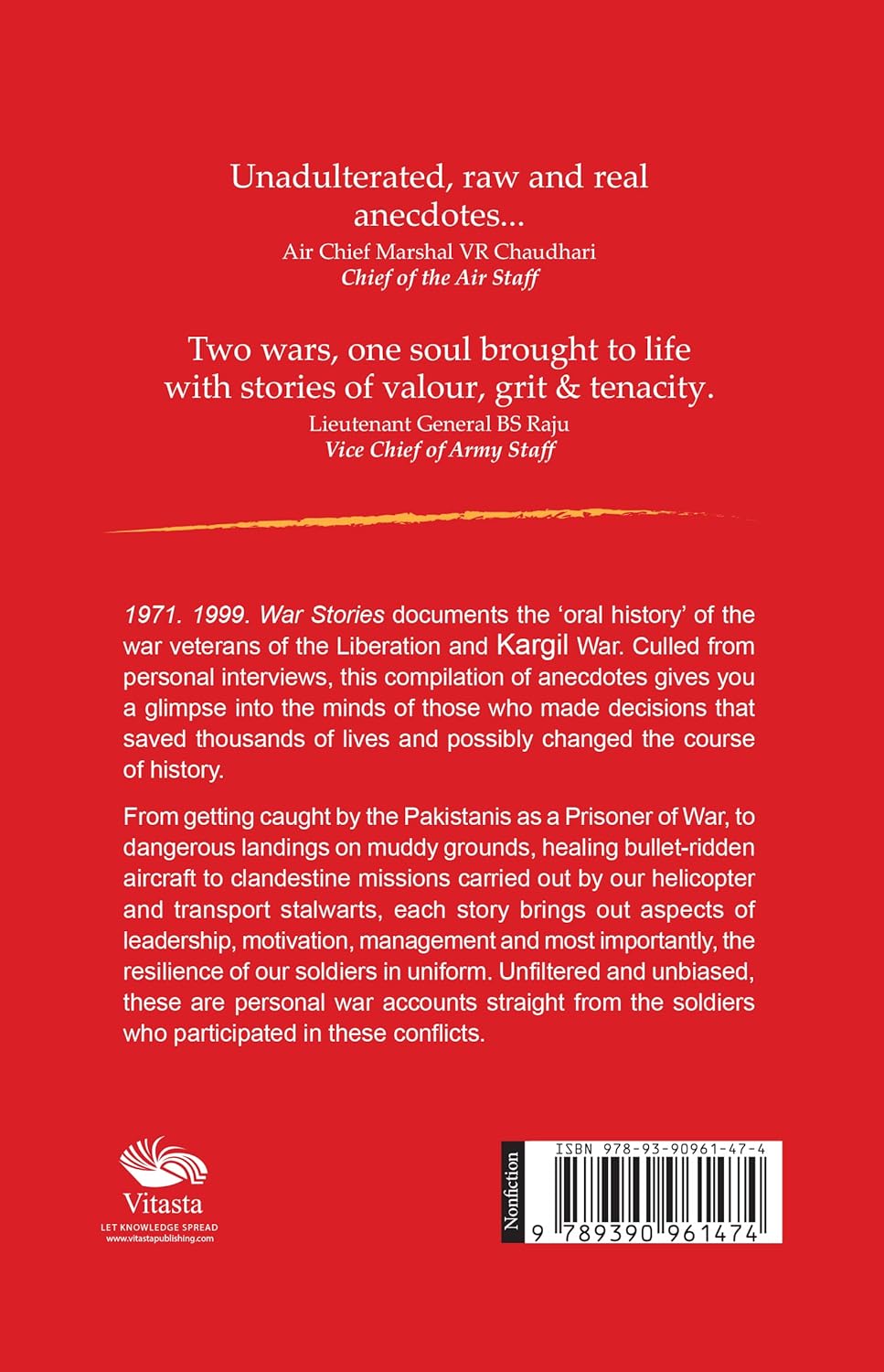 1971. 1999. War Stories (English, Paperback, Air Commodore Nitin Sathe)