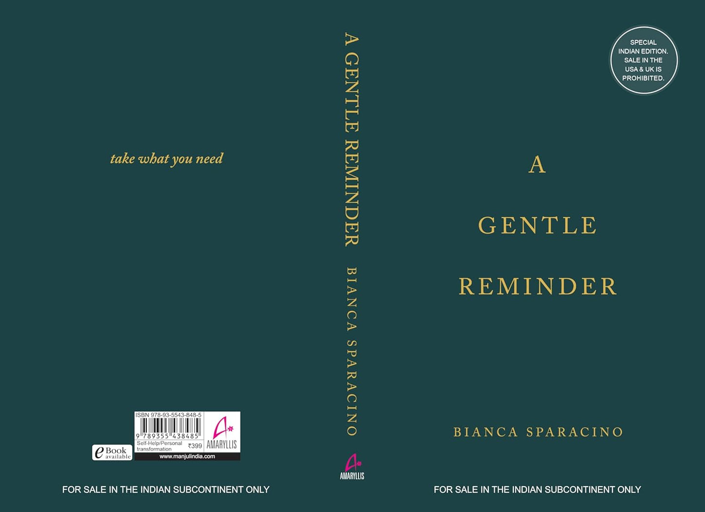 A Gentle Reminder (English, Paperback, Bianca Sparacino)
