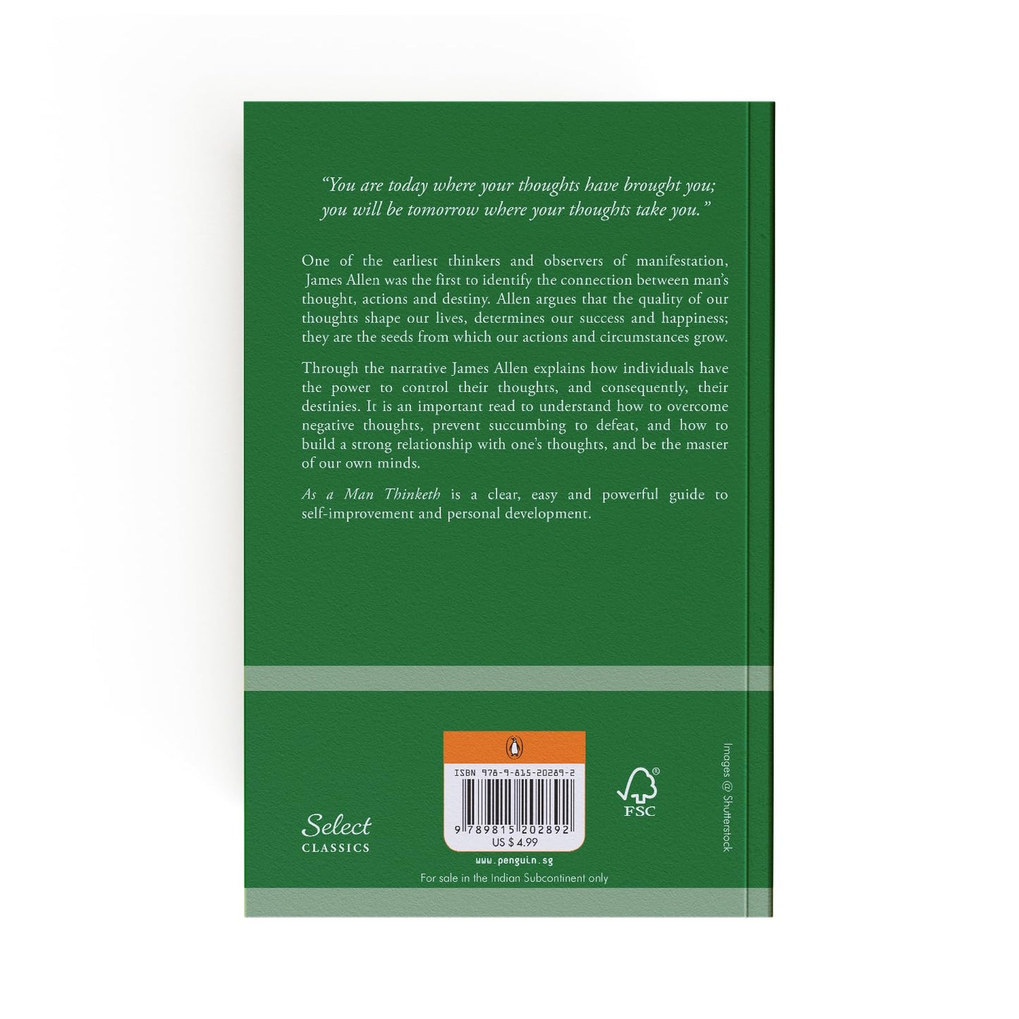 As a Man Thinketh: (Original, Unabridged Classic) (English, Paperback, James Allen)