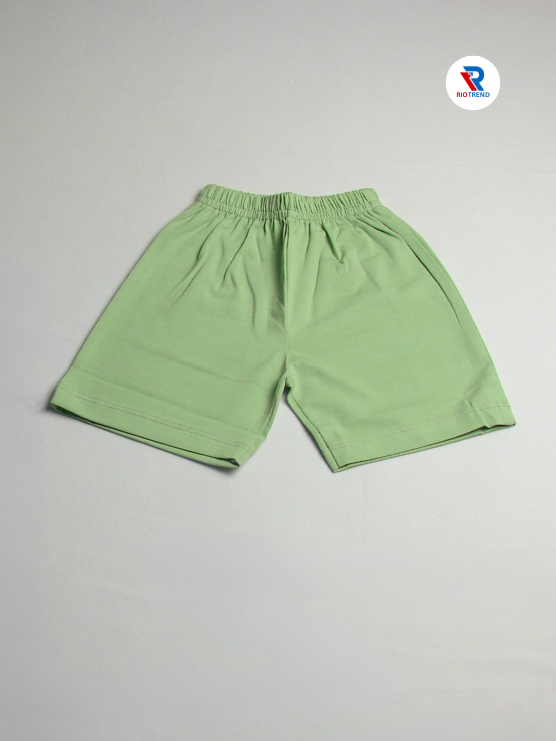 Light green design trousers for baby girls aged 6-12 months, by RioTrend