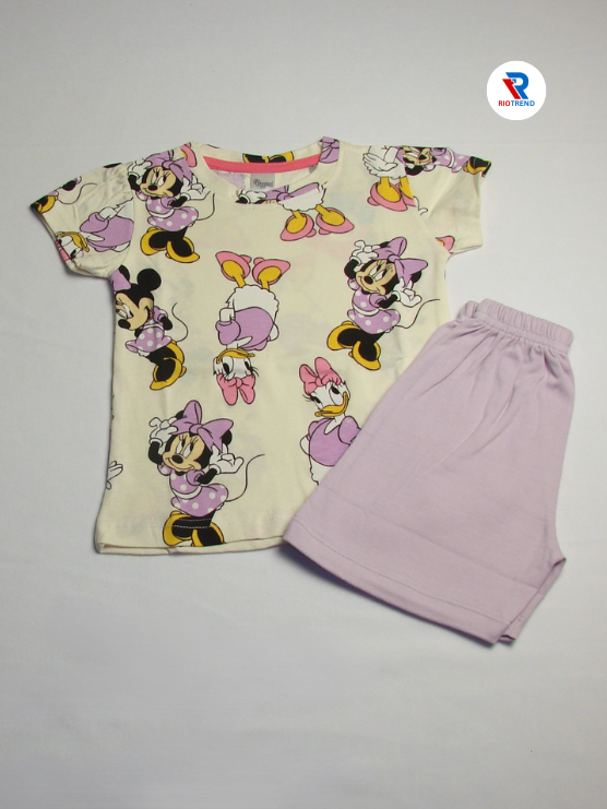 Cartoon design clothing set for baby girls aged 12-18 months, by RioTrend
