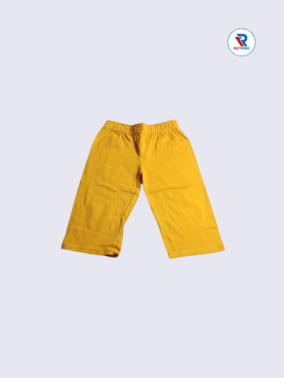 Boys 3/4th Pant 05-12Yrs Maroon and Yellow Color RioTrend