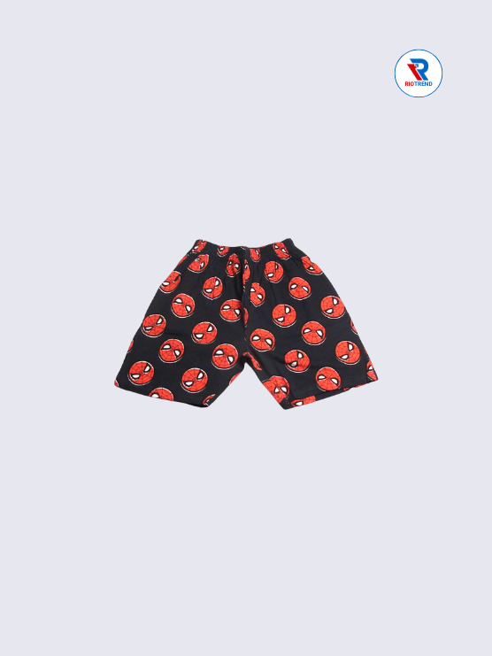 Boys Co-Ord Shorts 09-10Yrs Charcoal Black Color RioTrend