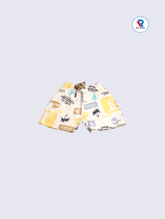 Boys Shorts 05-14Yrs Silver and Pearl Color RioTrend