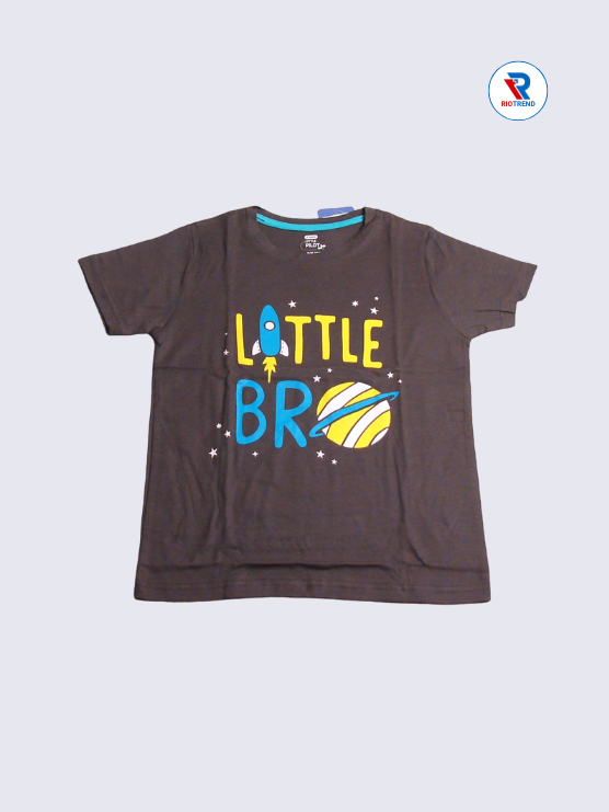 Boys T-Shirt 09-10Yrs Bistre Color RioTrend