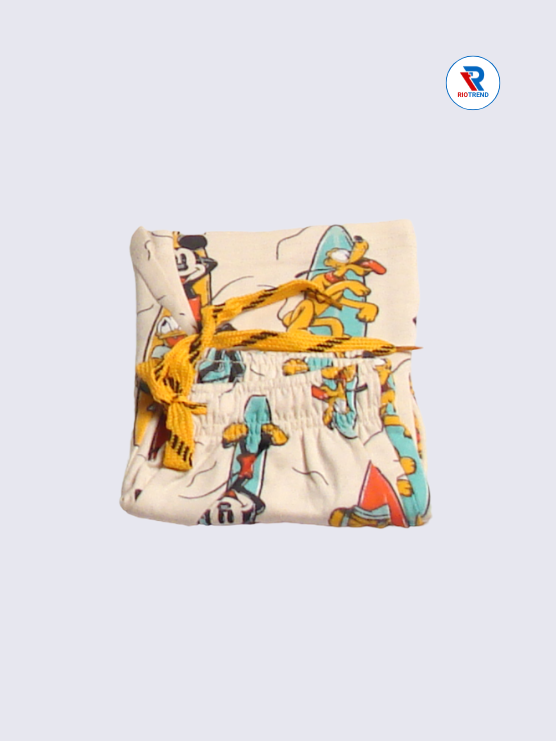 Boys Shorts 05 to 10yrs in Almond Color (Folded)-RioTrend