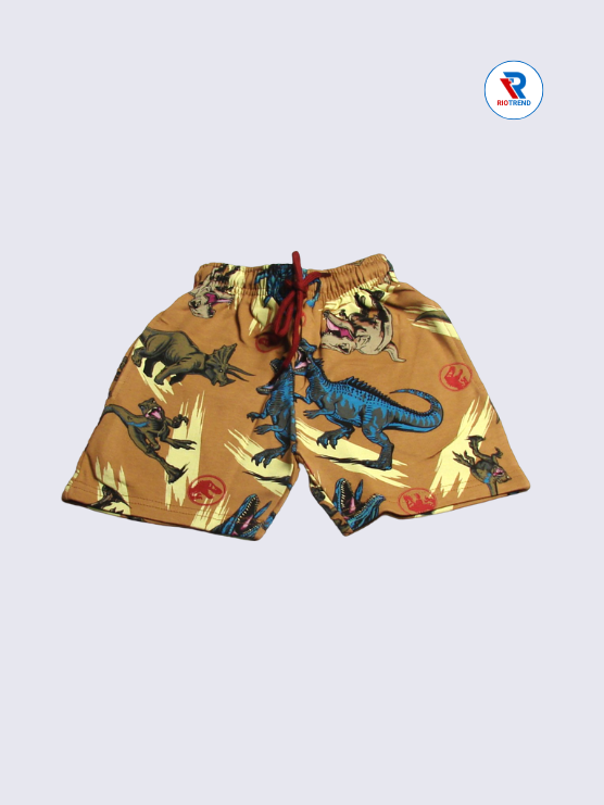 Boys Shorts 03 to 14yrs in  Bronze Color (Full)-RioTrend