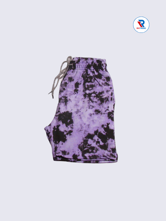 Boys Shorts 09 to 10yrs in Lilac Gray Color (Half Folded)-RioTrend