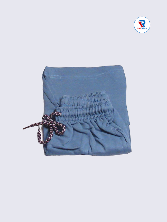 Boys Shorts 07 to 14yrs in Steel Blue Color (Folded)-RioTrend