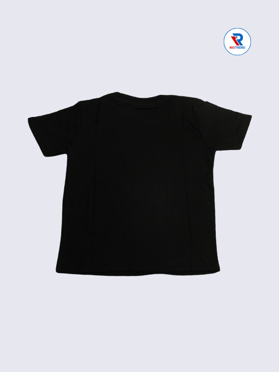 Boys T-Shirt 05 to 12yrs in Black Color(Back)-RioTrend