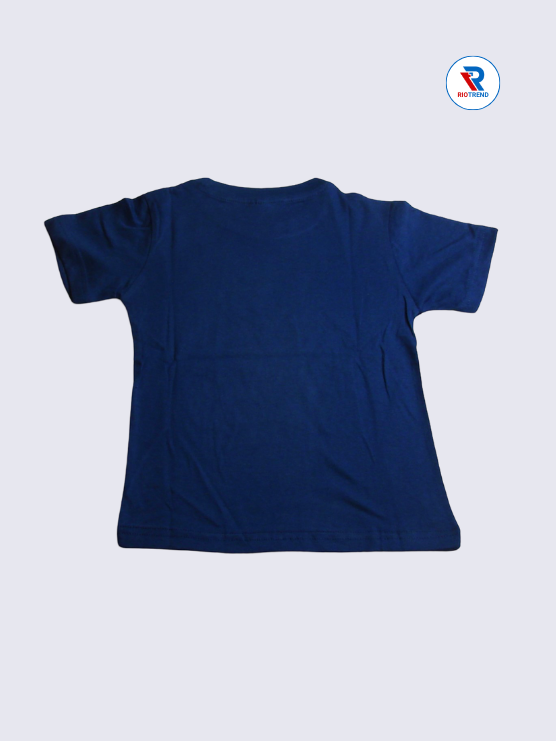 Boys T-Shirt 05 to 12yrs in Blue Color(Back)-RioTrend