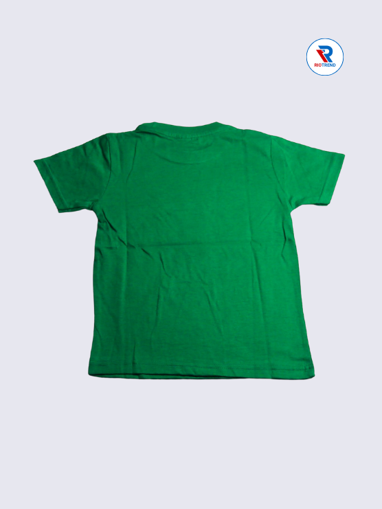 Boys T-Shirt 05 to 12yrs in Green Color(Back)-RioTrend