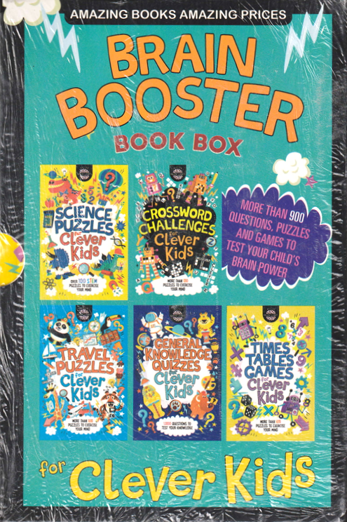 Brain Booster for Clever Kids (Set of 5 Books) - (English, Paperback)