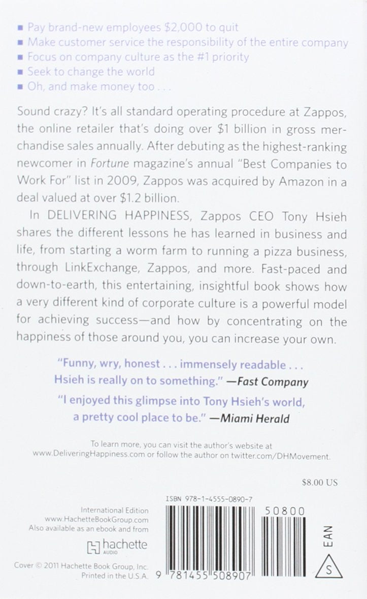 Delivering Happiness (English, Paperback, Tony Hsieh)