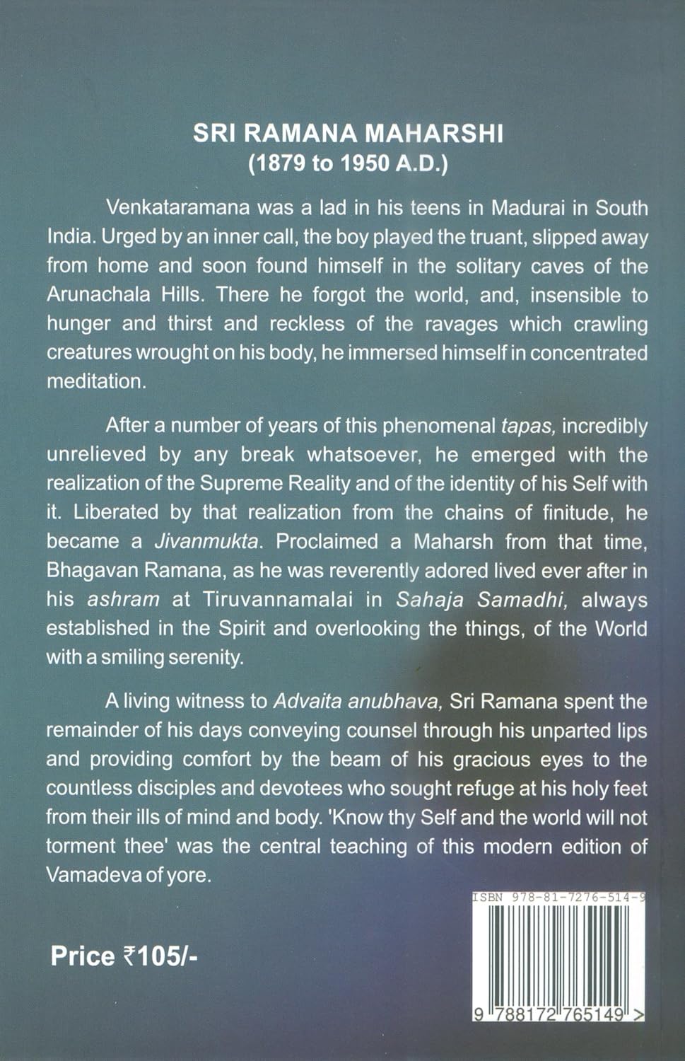 Erase the Ego (English, Paperback, Sri Ramana Maharshi)