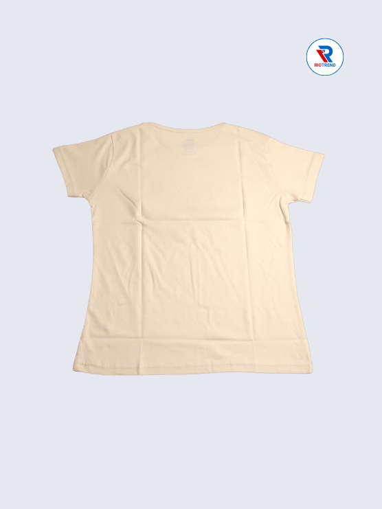 Girls T-Shirt 11-12yrs in Beige(Back)-RioTrend