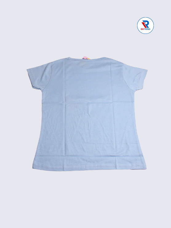 Girls Full Sleeve T-Shirt 13-14yrs in Multicolor(Back)-RioTrend