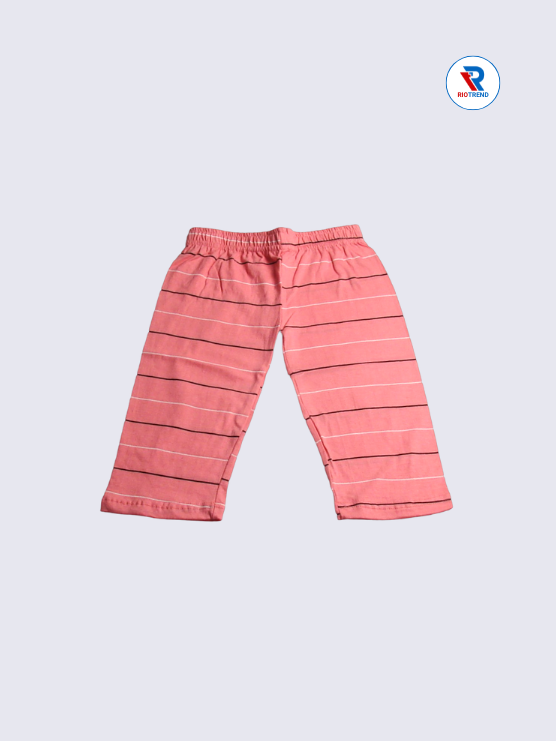 Girls 3/4th Pant 05-12Yrs in Pink Color - RioTrend