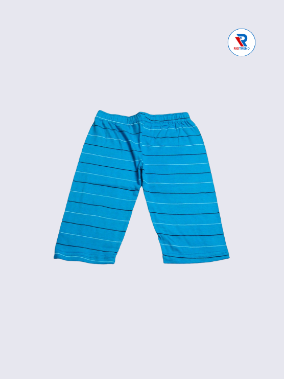 Girls 3/4th Pant 05-12Yrs in Light Blue Color - RioTrend