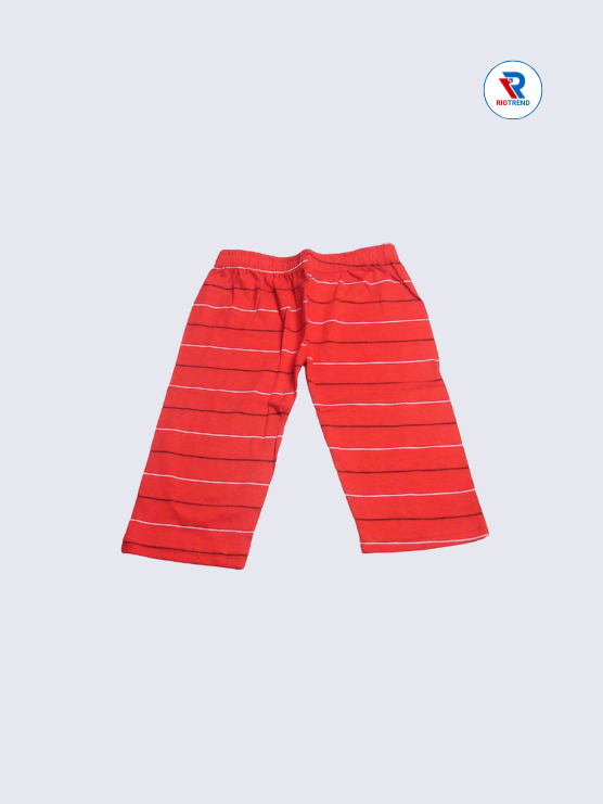 Girls 3/4th Pant 05-12Yrs in Red Color - RioTrend