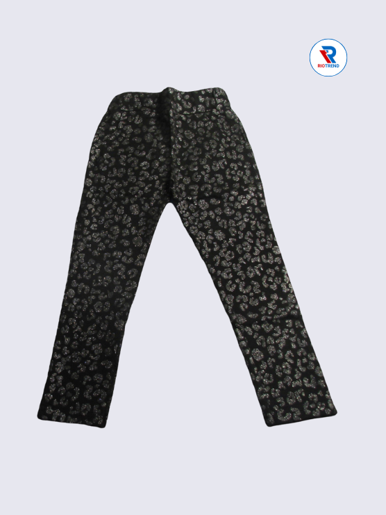 Girls Jeggings Pant 02 to 03yrs in Black Color(Full)-RioTrend