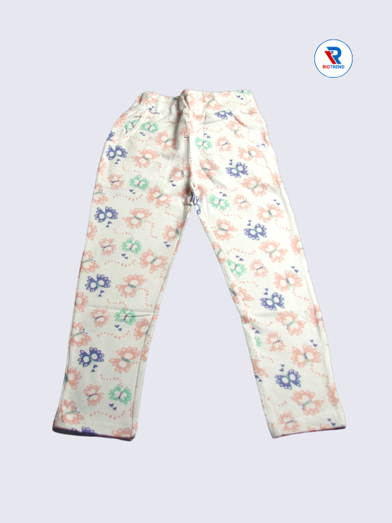 Girls Jeggings Pant 02 to 03yrs in Cream Color(Full)-RioTrend