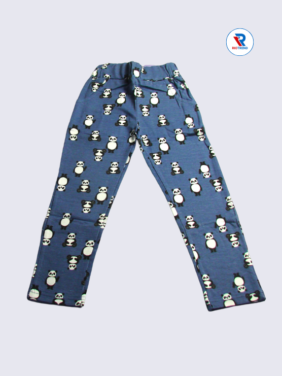 Girls Jeggings Pant 02 to 03yrs in Dark Gray Color(Full)-RioTrend