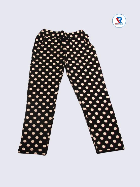 Girls Jeggings Pant 03 to 12yrs in Black Color(Full)-RioTrend