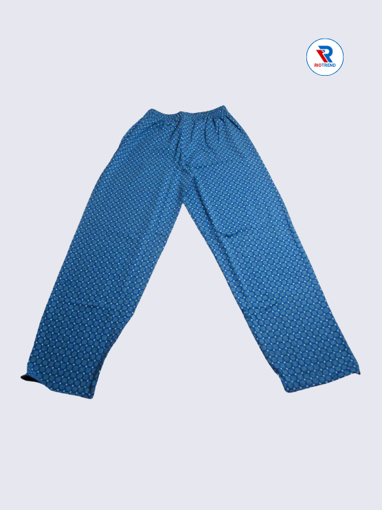 Girls Pyjama Pant 11 to 14yrs in Cornflower Blue Color(Full)-RioTrend