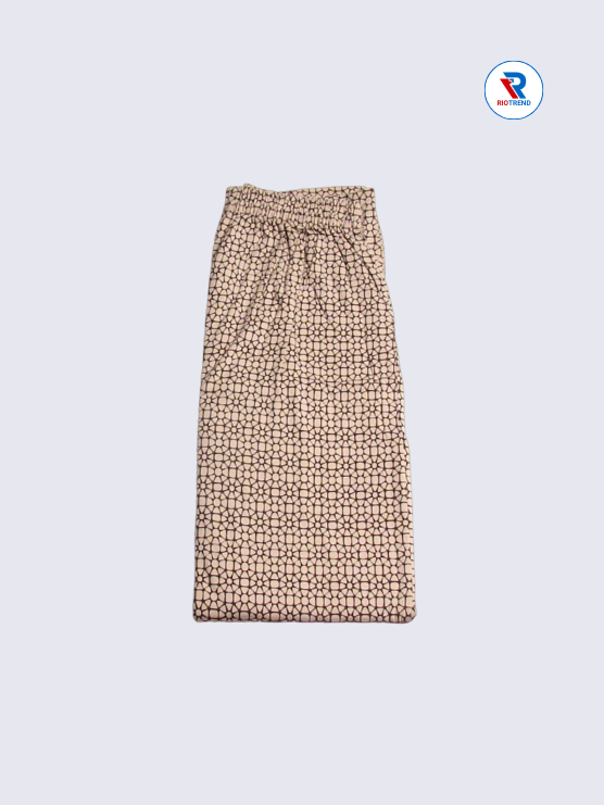 Girls Pyjama Pant 13 to 14yrs in Dark Brown Color(Half Folded)-RioTrend