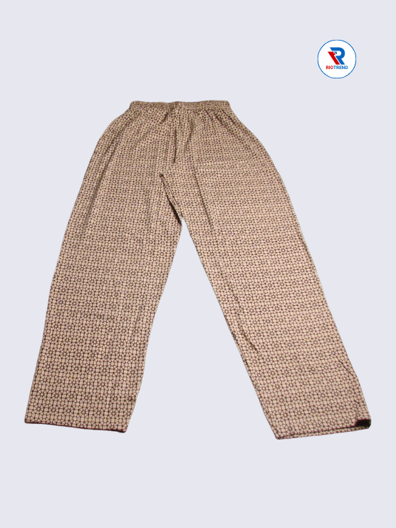 Girls Pyjama Pant 13 to 14yrs in Dark Brown Color(Full)-RioTrend