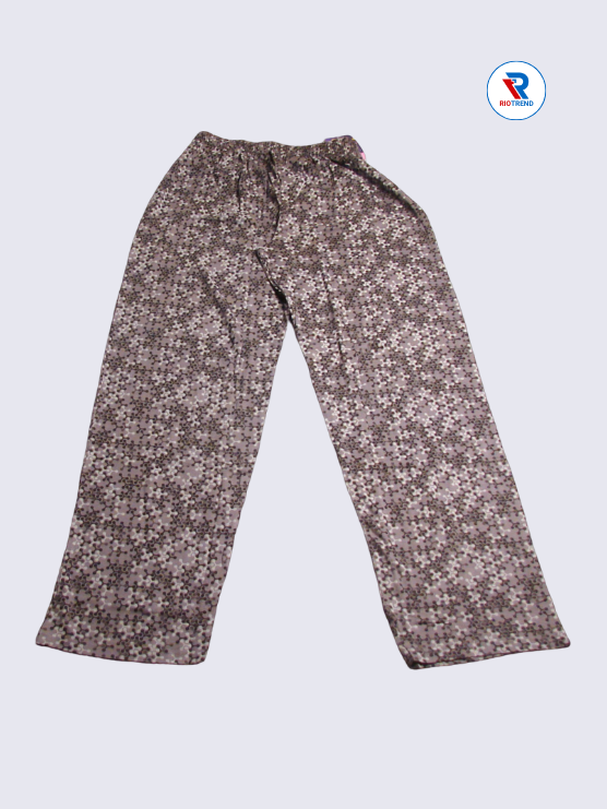 Girls Pyjama Pant 15 to 16yrs in Russet Color(Full)-RioTrend