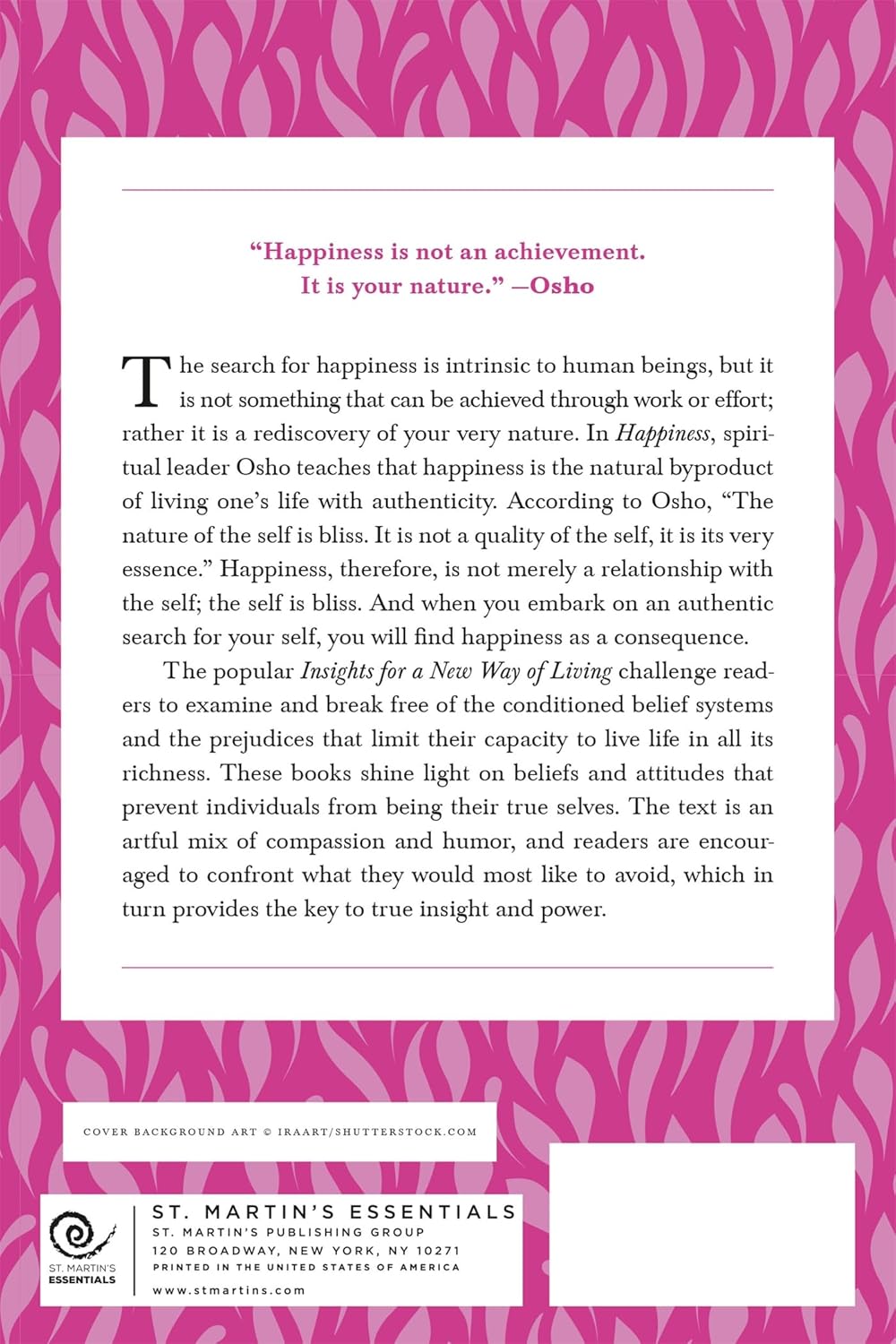 Happiness (English, Paperback, Osho)