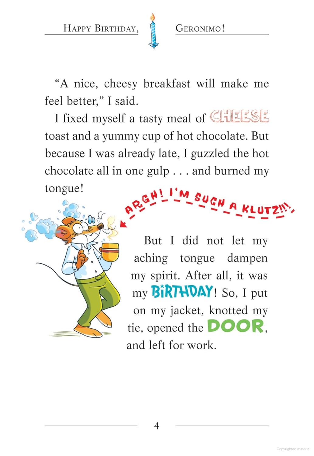 Happy Birthday, Geronimo! (Geronimo Stilton #74) (English, Paperback, Geronimo Stilton)
