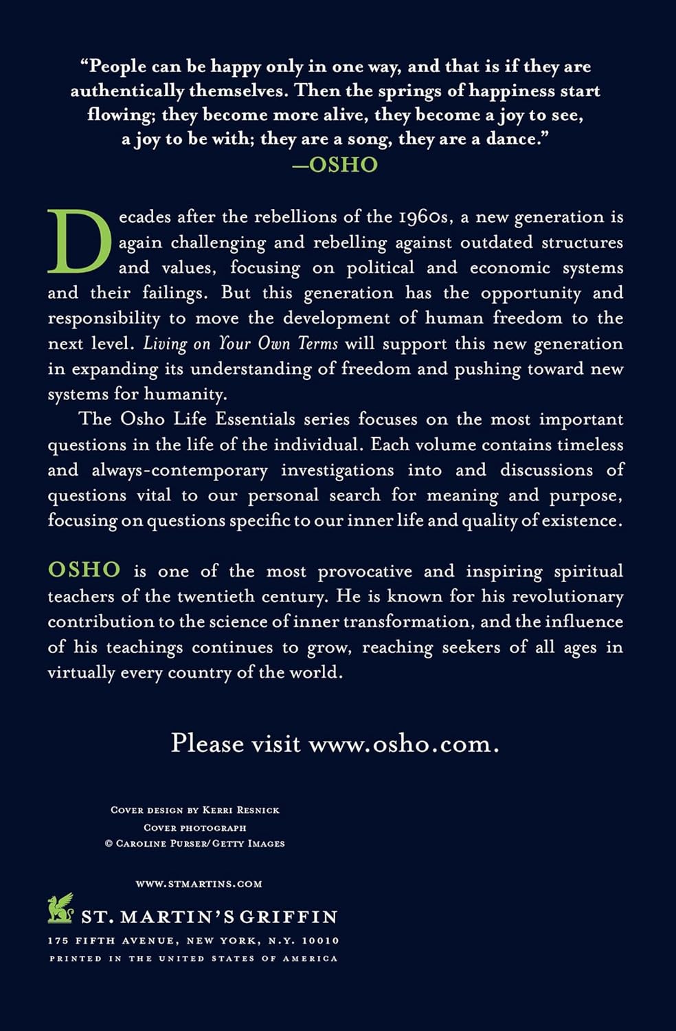 Living On Your Own Terms (English, Paperback, Osho)