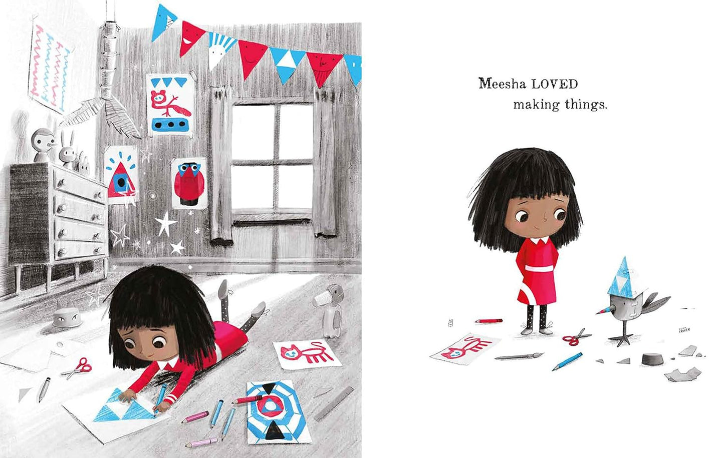 Meesha Makes Friends (English, Paperback, Tom Percival)