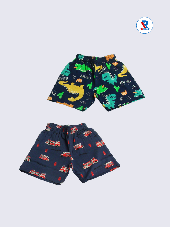 Newborn Baby Boys Clothing Set (Pack of 2) – Charming Dark Blue and Navy Blue Combo