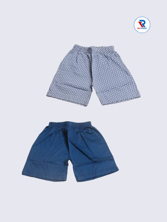Newborn Baby Boys Clothing Set (Pack of 2) - Vibrant White and Blue Combo