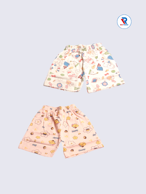 Newborn Baby Girls Co-Ord Set (Pack of 2) – Elegant Cream and Light Pink Combo