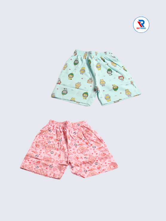 Newborn Baby Girls Co-Ord Set (Pack of 2) – Lovely Cyan and Pink Combo