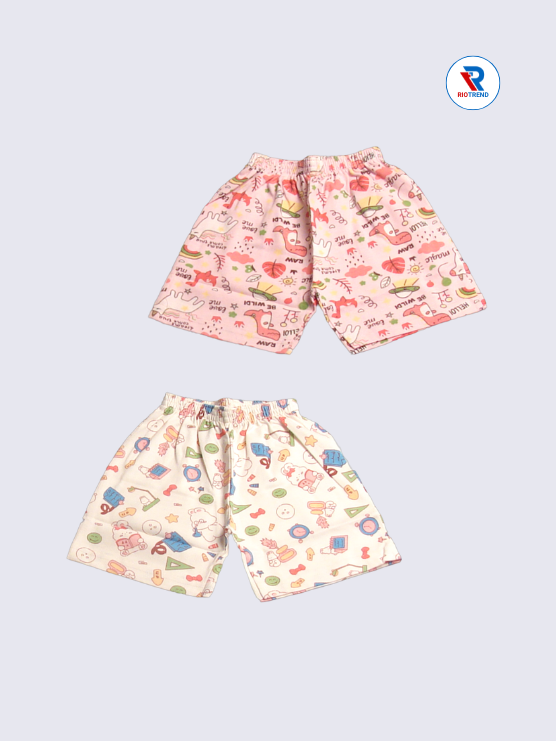 Newborn Baby Girls Co-Ord Set (Pack of 2) - Comfortable Light Pink and Cream Combo