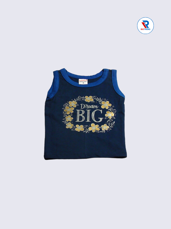 Newborn Baby Boys and Girls Top Dark Blue Color RioTrend