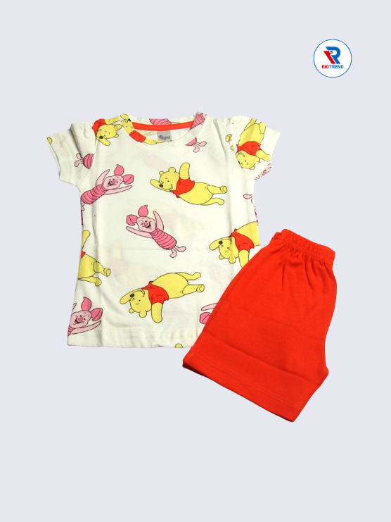 Newborn Baby Girls Set 06-12M Cream Color RioTrend