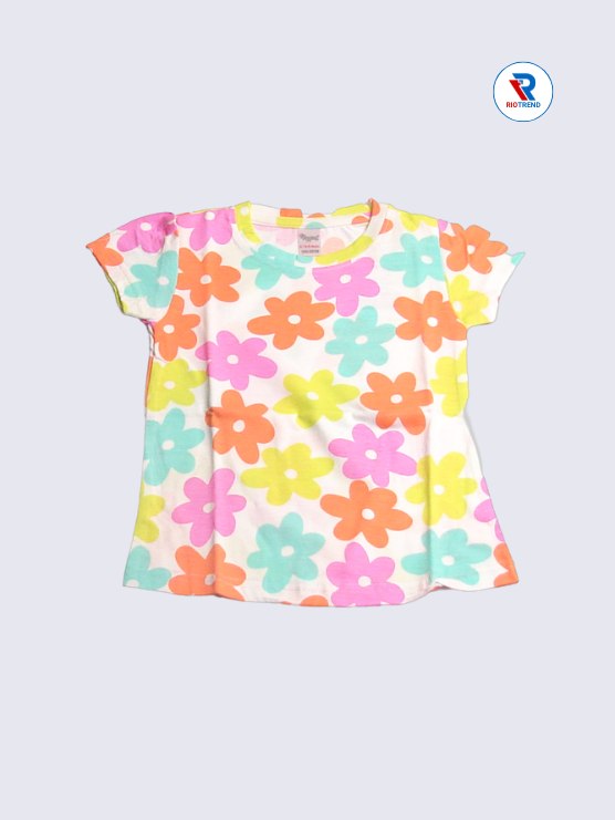 Newborn Baby Girls T-Shirt, Multicolor, Size 18-24 Months