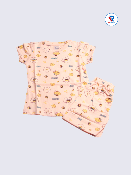 Newborn Baby Girls T-Shirt and Shorts Set, Light Pink, Size 18-24 Months