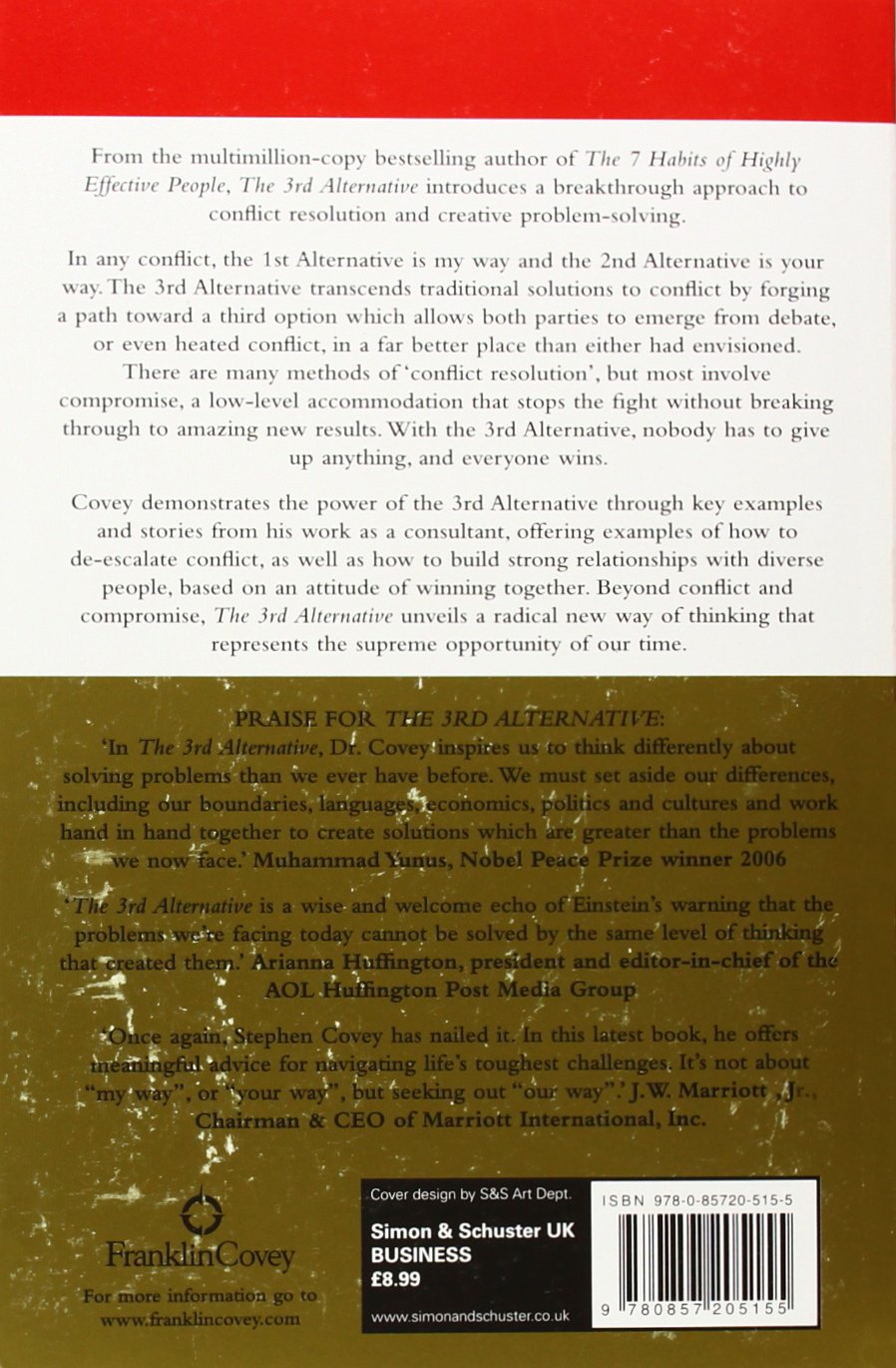 The 3rd Alternative (English, Paperback, R. Stephen Covey)