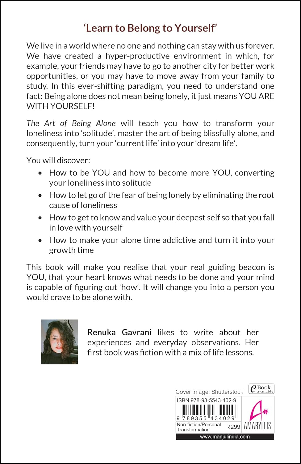The Art of Being Alone (English, Paperback, Renuka Gavrani)