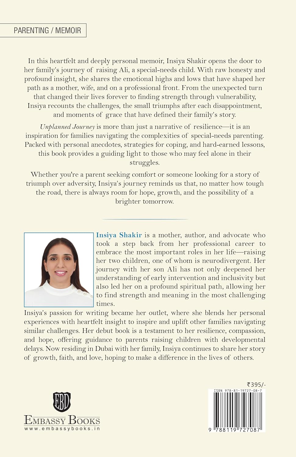 Unplanned Journey (English, Paperback, Insiya Shakir)