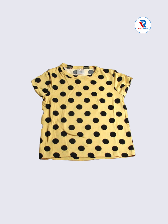 Women's Pyjama T-Shirts M,L,XL in Mustard Color - RioTrend