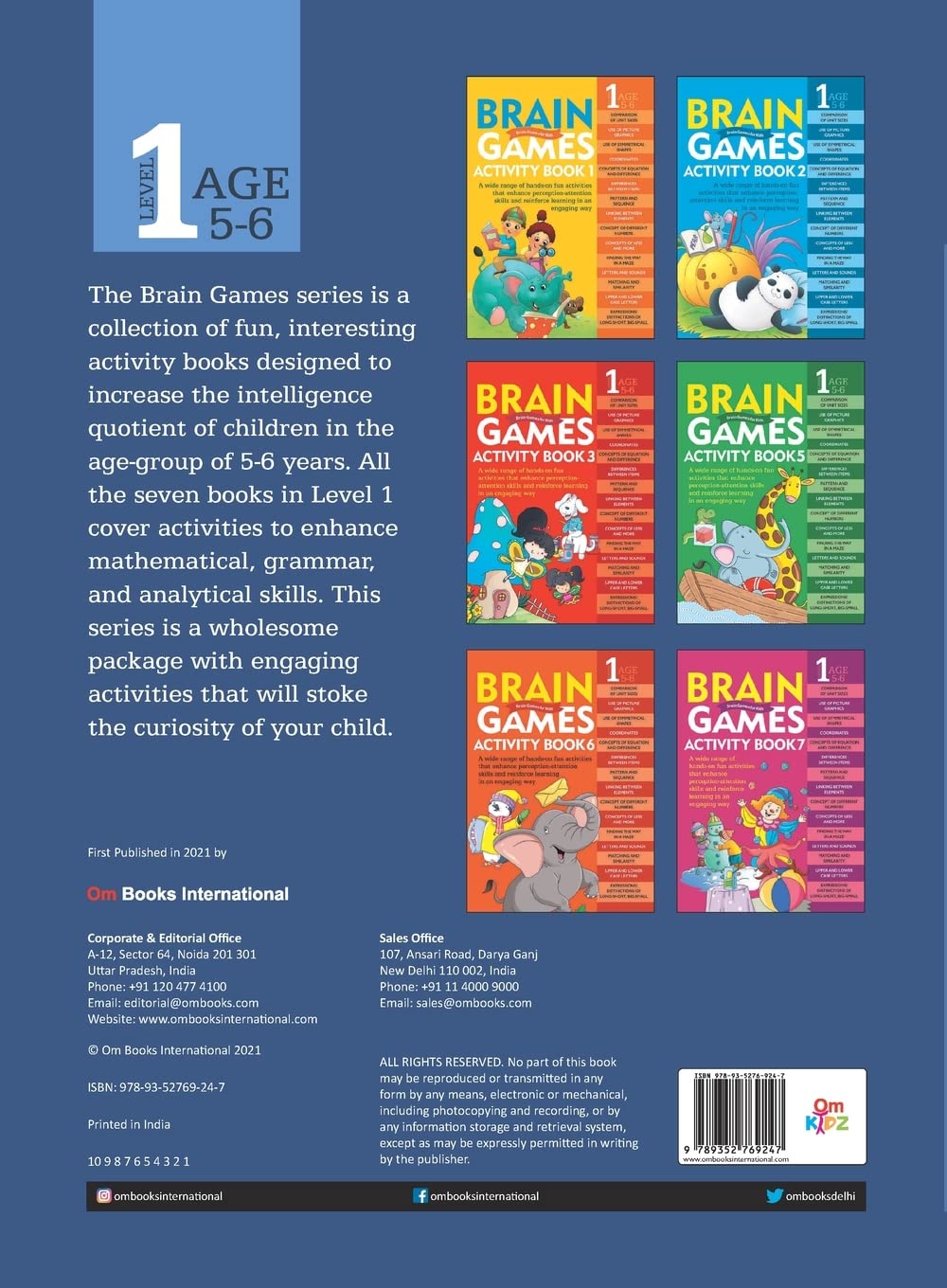 Activity Book: Brain Games Activity Book 4 (Level-1) (English, Paperback)